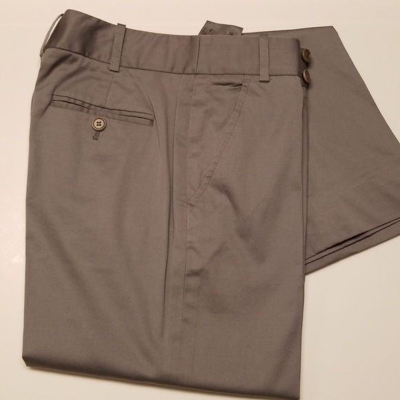 BCBG Gray Slacks Trousers - 2 - Picture 2 of 7